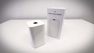 Apple Airport Time Capsule Unboxing amp Overview 3TB Time Capsule 2013 [upl. by Yk]