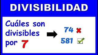 DIVISIBILIDAD POR 7 [upl. by Aliekat859]