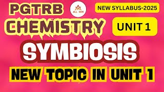 Symbiosis  Pgtrb Chemistry New syllabus 2025  Unit 1  Concept of Acids and Bases [upl. by Madlen]