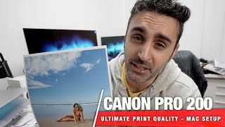 Canon Pro 200  Best Printer Settings Guide  No Lines  No Print Artefacts 🖨️ [upl. by Christi]