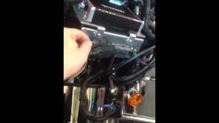 how to mount an amplifier  stereo install in harley davidson streetglide [upl. by Backer]