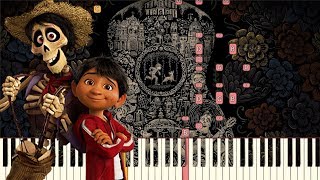 Proud Corazón  Pixars COCO Piano Tutorial Synthesia [upl. by Moria]