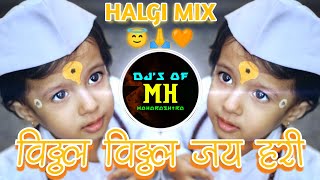 Vitthal Vitthal Jay Hari  HALGI MIX   Marthi Remix  Nashik Dhola mix Dj Song  DjsofMaharashtra [upl. by Arratal]