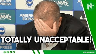 TOTALLY UNACCEPTABLE Postecoglou RAGES after STUNNING defeat  Brighton 32 Spurs [upl. by Yong]