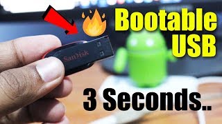 How to make FAST Bootable USB Pendrive without CMD or Software [upl. by Jelsma]