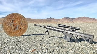 Are Sewer Lids BulletProof  heavy sniper rifle 50cal [upl. by Meyers546]