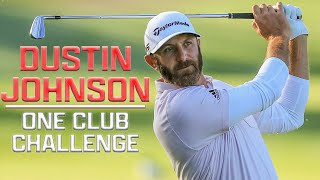 Dustin Johnson Plays Us With Only A 9 Iron [upl. by Hgielac]