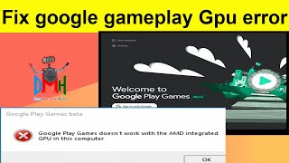 Google Play games doesnt work with integrated gpu on this computer [upl. by Lettig]