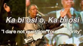 Ron Kenoly  Kabiosi Yoruba [upl. by Anavoig103]