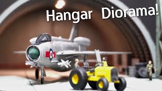 I Made This Custom Aircraft Hangar Diorama Scale Model with the AlgoLaser Delta 22W laser Engraver [upl. by Venezia]