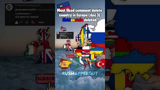 Most Liked Comment Deletes Country In Europe day 3 Liechtenstein deleted europe mapping map [upl. by Atnas]