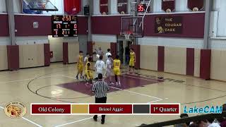 Old Colony Boys Basketball vs Bristol Aggie 12424 [upl. by Ayar304]