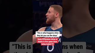 Donte DiVincenzo chirps at Knicks in first game since trade 😳 [upl. by Mariejeanne]