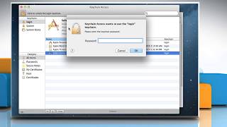 How to lock or unlock keychain in Mac® OS X™ [upl. by Nyluqcaj]