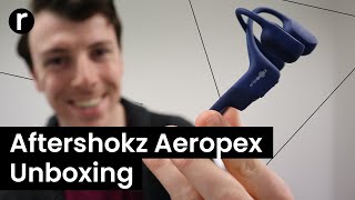 Aftershokz Aeropex Headphones Unboxing and First Look  Recombu [upl. by Mattox]