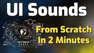 How to make Futuristic UI Sounds in 2 minutes [upl. by Ased647]