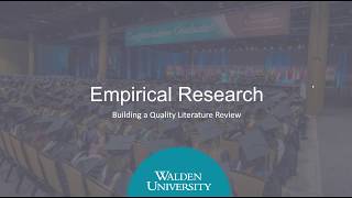 How to locate and identify empirical research for your literature review [upl. by Senga626]