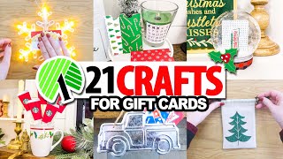 Christmas tree DIY gift card  Very easy to make with kids [upl. by Vashtia]