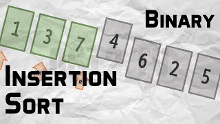 Binary Insertion Sort [upl. by Cutter]