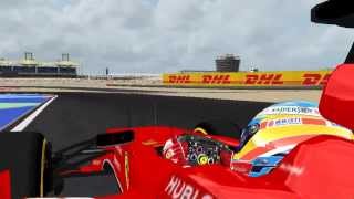 F1C Scuderia Ferrari F14T  Bahrein with Fernando Alonso F1 2014 Beta HD [upl. by Aniela248]