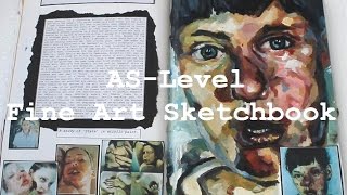 A Level Art Sketchbook  Grade A [upl. by Aicenad896]