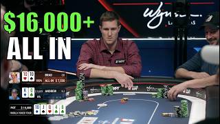 SET In 16000 ALL IN Pot vs FriendMentor Vegas Matt Jams And I Have The Nuts Poker Vlog Ep 289 [upl. by Woo623]