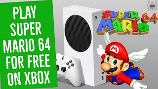 HOW TO PLAY SUPER MARIO 64 ON XBOX [upl. by Aissenav]