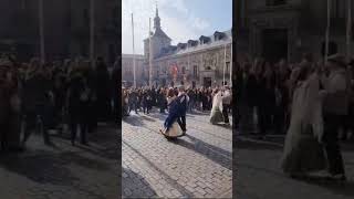 Fiesta de la Almudena en la Plaza Mayor spaintravel almudena [upl. by Brenza487]