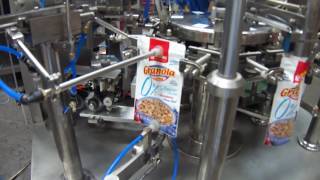 Automatic doypack machine for granuel grain filling seal packaging line máquina doypack [upl. by Alfy352]