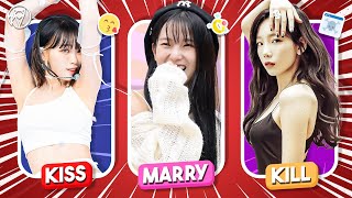 AMAZING 🤯 KISS MARRY KILL 💋  FEMALE IDOL EDITION 💍 HARDCORE DECISIONS 💀 40 ROUNDS  4k [upl. by Ecirual851]