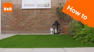 How to lay artificial grass [upl. by Yllah68]