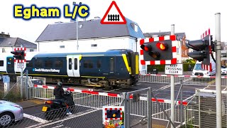 Egham Level Crossing Surrey [upl. by Noyk909]