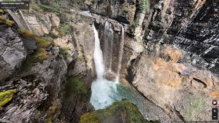 Johnston Canyon约翰斯顿峡谷 Rockbound Lake岩石湖  Banff班夫 4  VI Hiking视觉智能徒步Travel at Home在家也能游世界 [upl. by Welcome]