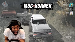 We got Ricky to help us in MudRunner HILARIOUS [upl. by Notnilk]