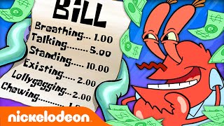 Every Mr Krabs Scheme From SpongeBob SquarePants 💸  Nicktoons [upl. by Sivartal]