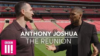 Anthony Joshua amp Wladimir Klitschko Reunite 1 Year After The Big Fight [upl. by Aicineohp]