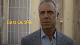 Bosch  Best Harry Bosch Quotes [upl. by Yeltnerb]