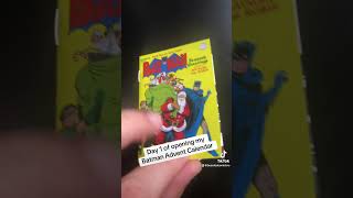 Day 1 Opening Batman Calender dc batman adventcalendar beardedcomicbro [upl. by Elletnahs]