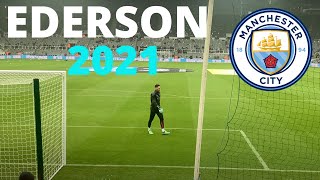 Ederson Moraes 2021 Warm Up  Man City Goalkeeper Training [upl. by Aknayirp]