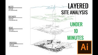 Layered Axonometric Map in Illustrator [upl. by Neu]