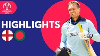 Roy Hits 153 In Big Score  England v Bangladesh  Match Highlights  ICC Cricket World Cup 2019 [upl. by Teria]