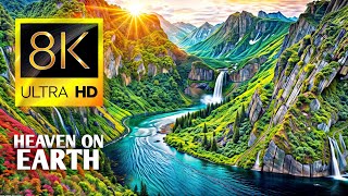 Heaven On Earth 8K Ultra Hd 60 Fps  Most Beautiful Places On Earth [upl. by Eob]