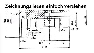 TECHNISCHE ZEICHNUNG einfach verstehen Teil 1 IHK  Ausbildung [upl. by Nevad]