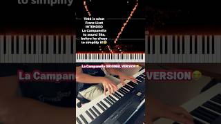 Liszt’s Original 1838 La Campanella  Visualizer🔔♥️ classicalpiano classicalmusic [upl. by Kelbee]