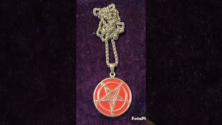 Siegel des BaphometSchmuck satanismus satan lucifer baphomet [upl. by Sitnalta681]