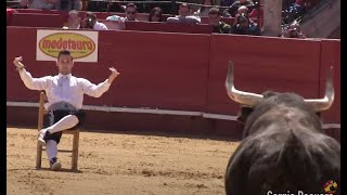 Campeonato con toros Recortador De Oro 🎖 · Valencia quotFallasquot 2016 [upl. by Euqina]