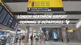 London Heathrow Terminal 5  Departures [upl. by Allekram]