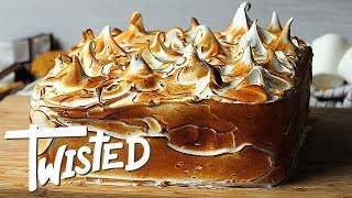 Toasted Marshmallow Smores Cake Recipe [upl. by Eugilegna722]