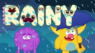 hows the weather today sunny rainy snowy song  Nursery rhymes for kids and children [upl. by Ecaidnac936]