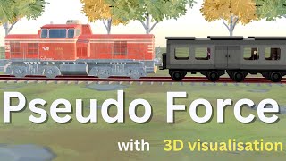 Pseudo Force with 3D Visualisation [upl. by Nrubua]